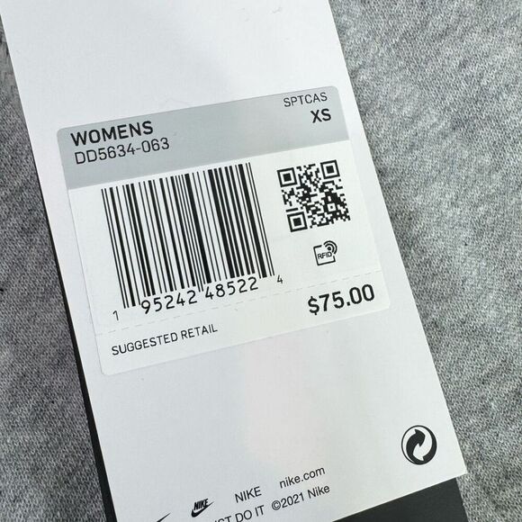 Nike Hoodie Womesn XS Gray Sportswear Phoenix Fleece Oversized Full-Zip New - Picture 4 of 11